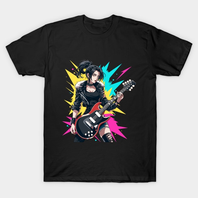 rock girl T-Shirt by ilhamnug66